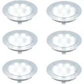 Paulmann Special Einbauleuchte Set UpDownlight LED 6x1W 230/12V 45mm Transparent