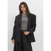 Eleh Damen Blazers Efw260193 - Donkergrijs - Größe 40