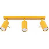 Sollux SL.2185 Deckenleuchte RING 3L gelb