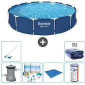 Bestway Steel Pro Rund - 396x84 cm - 7-teilig S21612