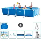 Intex Rechteckiger Frame Pool - 450x220x84 cm - 8-teilig S20070