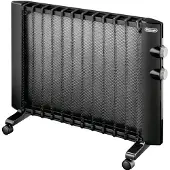 De'Longhi HMP1500 Schwarzer Radiator - 1500W/750W Tragbarer Heizkörper