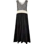 Apricot Midikleid "Tanktop-Midi-Kleid in Lagenoptik" mit gerippten Details