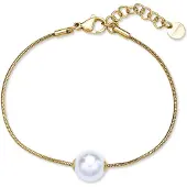 Brosway - Charming gold-plated bracelet with synthetic pearl Perfect BPC53