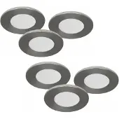 Malmbergs 6x LED Möbeleinbauleuchten dimmbar 57 mm ultra-slim – MD-305
