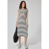 Street One Studio Maxikleid Ohne Taschen im Streifendesign