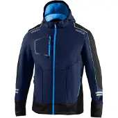 Sparco York Softshelljacke Blau S Blau S