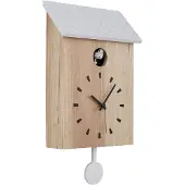 Globo Lighting Wanduhr CLOCKY BH 22x38 cm braun