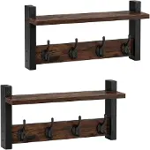 Relaxdays 2x Wandgarderobe