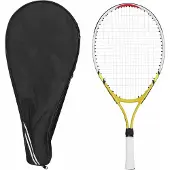 Gistuch Regail Teenager-Tennisschläger, Rahmen aus Aluminiumlegierung, Kinderschlägerset für das Training, Gelb