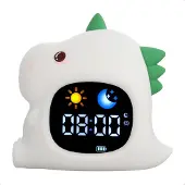 IMoshion Kinder-Schlaftrainer – Nachttischlampe mit Lautsprecher – Kinderwecker – Einhorn