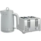 Novzep Wasserkocher- und Toaster-Set, 1,7L 2200W Schnellkoch-Wasserkocher mit Thermostat