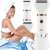 Zilan 3-in-1-Rasierer für Körper, Bikini, Beine und Achseln-wasserdicht, USB