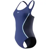 Speedo Solid Splice Medalist Badeanzug