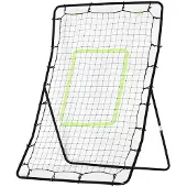 BellaFurn Baseball-Rebounder-Netz - Trainingsnetz | Farbe: Schwarz | Abmessungen: 80x90x140 cm