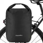 Zagatto Fahrradtaschen für Gepäckträger Geräumig Wasserdicht 25L Schwarze ZG1153