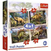 Trefl 34383, 70 Stück(e), Dinosaurier, 4 Jahr(e)