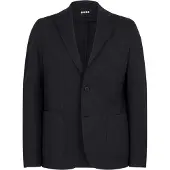 BOSS - Blazer für Herren, Seersucker, Schmal (Schwarz)