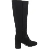 Hush puppies Oprah Wildleder Lange Leder Damen Schwarz Absatz Kniehohe Stiefel