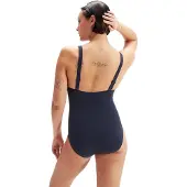 Speedo - Badeanzug für Damen (Marine/Rot)