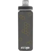 Strigo Trinkflasche „Waben“ grau