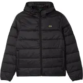 Lacoste Gesteppte Pufferjacke, Schwarz L/XL