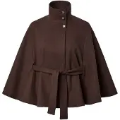 Pieces Pcaiken Cape Jacke | Braun | XL
