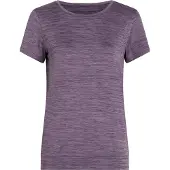 ENERGETICS Damen T-Shirt Jewel SS W 934 MELANGE/VIOLET D