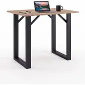 VCM Bartisch "Holz Bartisch Stehtisch Tisch Tresen Xona 140x50", braun (schwarz, honig, eiche), B:140cm T:50cm, Tische, Bartisch