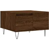 vidaXL Couchtisch Braun Eichen-Optik 55x55x36,5 cm Holzwerkstoff
