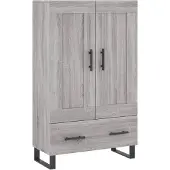 vidaXL Highboard Grau Sonoma 69,5x31x115 cm Holzwerkstoff