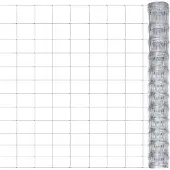 vidaXL Gartenzaun Verzinkter Stahl 50x1,25 m Silbern