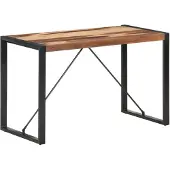 vidaXL Esstisch 120x60x75 cm Massivholz