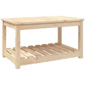 vidaXL Gartentisch 82,5x50,5x45 cm Massivholz Kiefer
