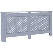 vidaXL Heizkörperverkleidung Anthrazit 172x19x81,5 cm MDF