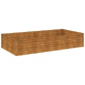 vidaXL Hochbeet 195x100x36 cm Cortenstahl