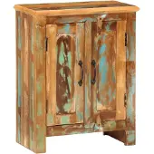 vidaXL Sideboard mit 2 Türen 55x30x70 cm Altholz Massiv