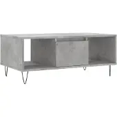 vidaXL Couchtisch Betongrau 90x50x36,5 cm Holzwerkstoff