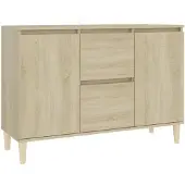 vidaXL Sideboard Sonoma-Eiche 103,5x35x70 cm Holzwerkstoff