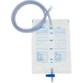 Dansac Urostomie Nachtbeutel, 2000 ml, 120 cm (10 Stück)