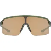 Uvex S534003 ramp Unisex-Sonnenbrille Halbrand Monoscheibe TR90-Gestell, grün