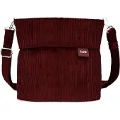 Zwei Mademoiselle M8 - Schultertasche 25 cm (cord-bordeaux)