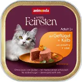 Animonda Vom Feinsten Vom Feinsten mit Geflügel und Kalb für Katzen 100 g Futter