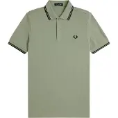 Fred perry Polo Twin Tipped M3600 Grün S23