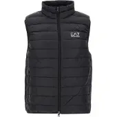 EA7 für Herren. 8NPQ06_PNGPZ Core Identity Faltbare Weste schwarz (L), Lässig, Polyester