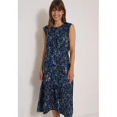 Cecil Midikleid Eingrifftaschen Sommerkleid, kleiner V-Ausschnitt, mit Eingrifftaschen