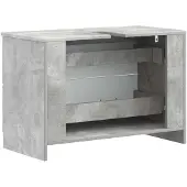 vidaXL Waschbeckenschrank UTRECHT Betongrau 82 x 41 x 56 cm