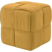 CLP Sitzhocker Cord Forinta Gelb
