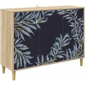 vidaXL Sideboard DOKKUM Sonoma 102 x 33 x 75 cm Holzwerkstoff