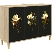 vidaXL Sideboard BREMEN Sonoma 102 x 33 x 75 cm Holzwerkstoff